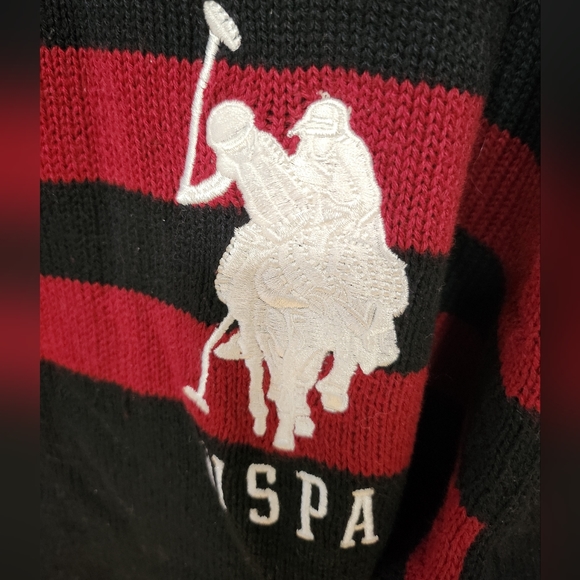 US Polo Association Quarter Zip sweater with logo size 2XL - Picture 4 of 4